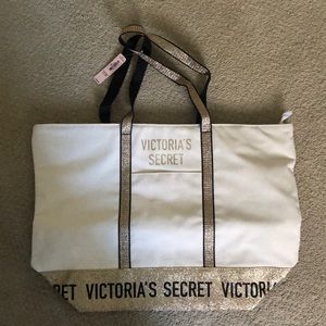 Victoria Secret Zip Large Tote Bag